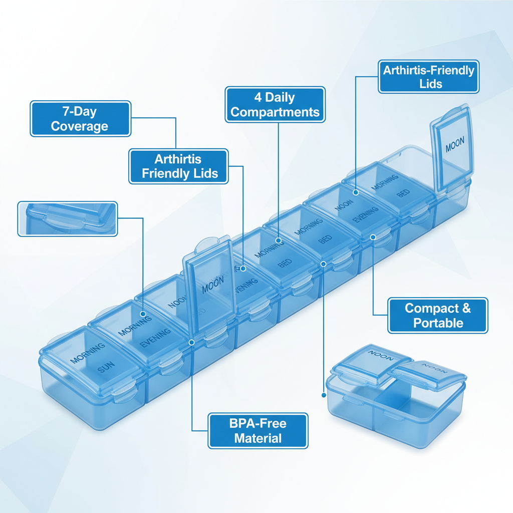 Pill Organizer Infographic